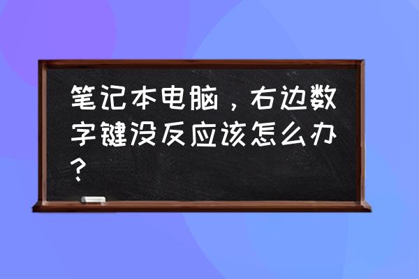 笔记本电脑开启了数字键怎么关闭 笔记本电脑,右边数字键没反应该怎么办? 笔记本电脑开启了数字键怎么关闭 笔记本电脑,右边数字键没反应该怎么办?